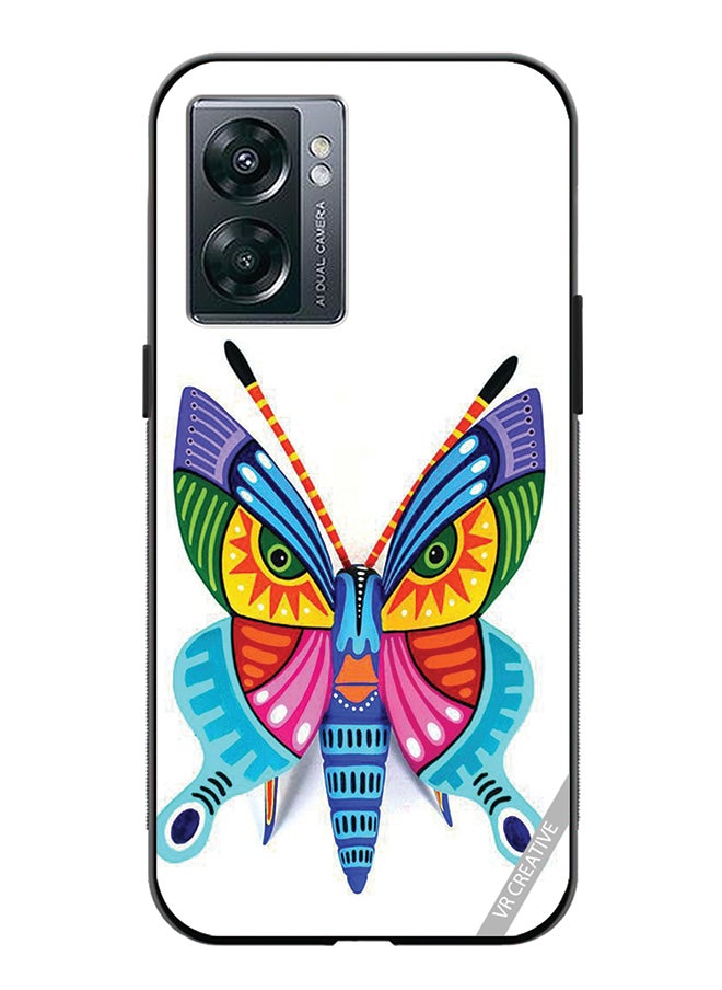 VR CREATIVE Protective Case Cover For Oppo A57 5G Butterfly Design Multicolour  - Image 1