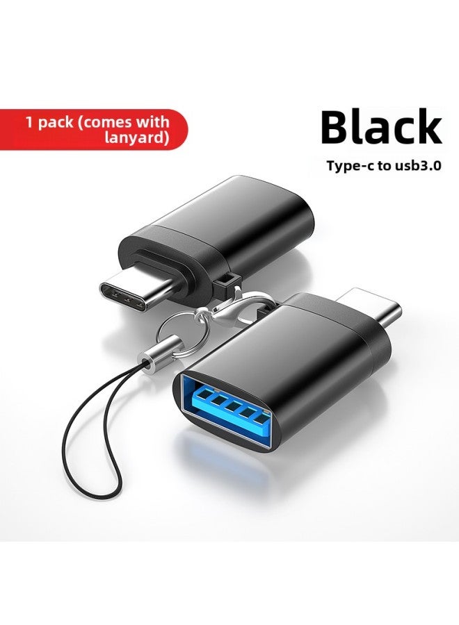Applicable To Mosweiotg Adapter Typec To Usb3.0 Android Phone Adapter Connector Download Song To U-Color:1 Pack—black -others  - Image 1