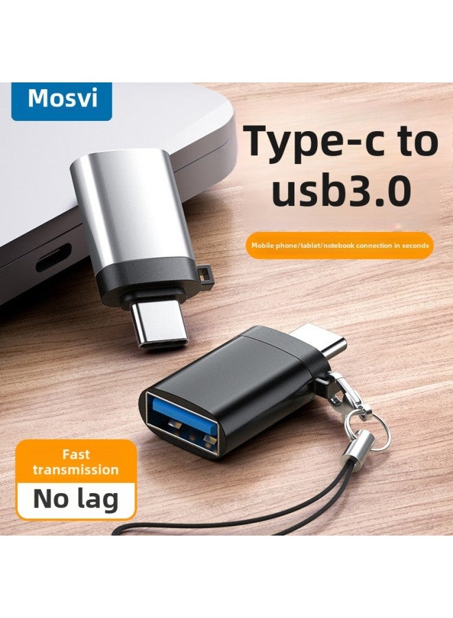 Applicable To Mosweiotg Adapter Typec To Usb3.0 Android Phone Adapter Connector Download Song To U-Color:1 Pack—black -others  - Image 2