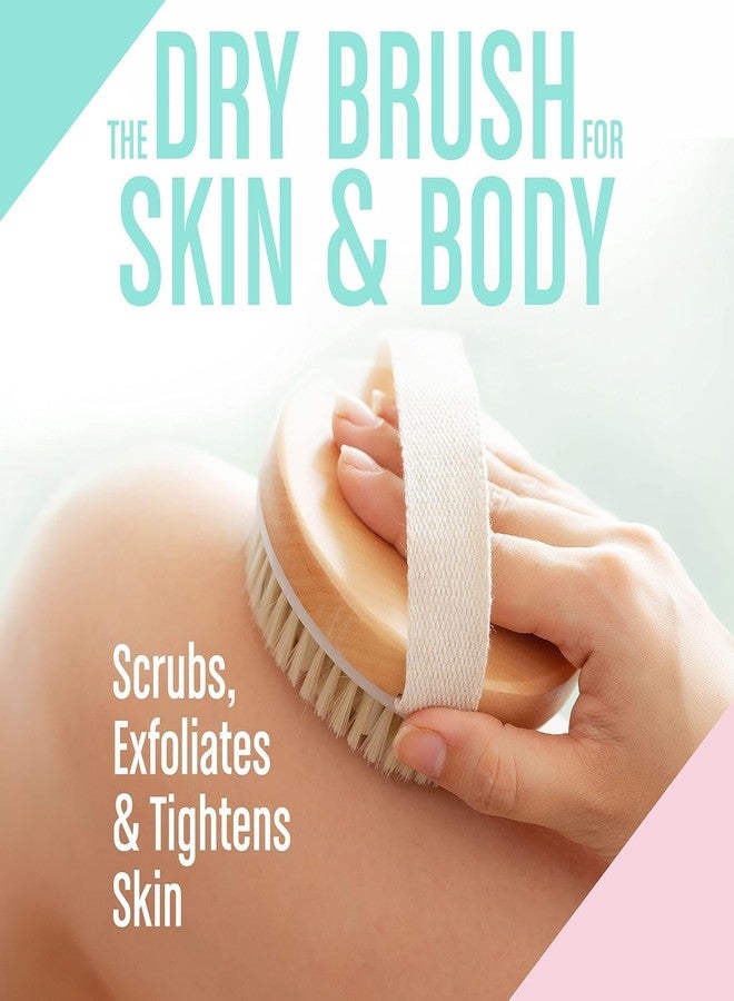UPDESH Dry Body Brush - Natural Bristle Exfoliating Brush for Skin Renewal, Lymphatic Support and Circulation Boost - Sustainable Choice Dry Brushing Tool for Gentle Detox, Spa-Like Exfoliation - Image 5
