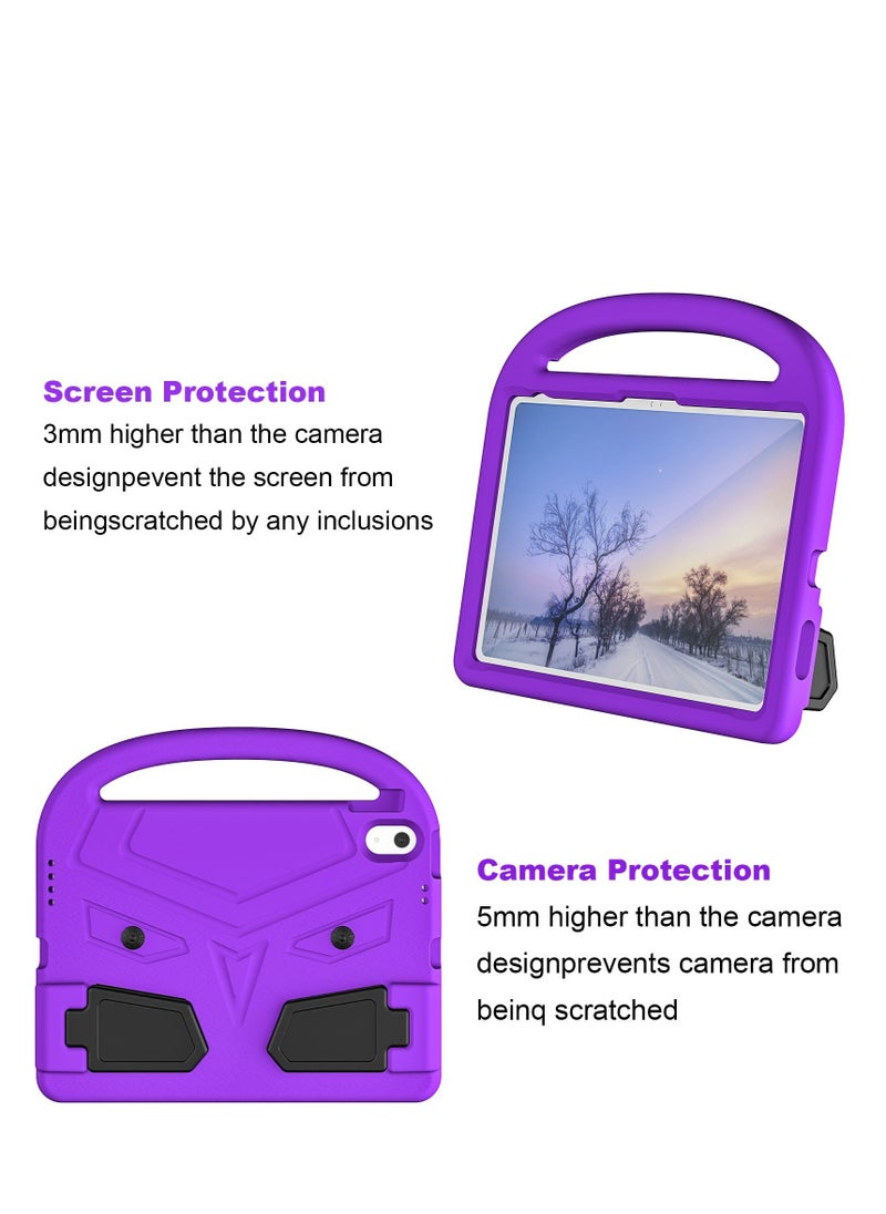 GULFLINK Lightweight Kids Friendly Shockproof Handle Stand Cover Case for ipad 10th 10.9 inch 2022（A2757/A2777）Purple  - Image 2