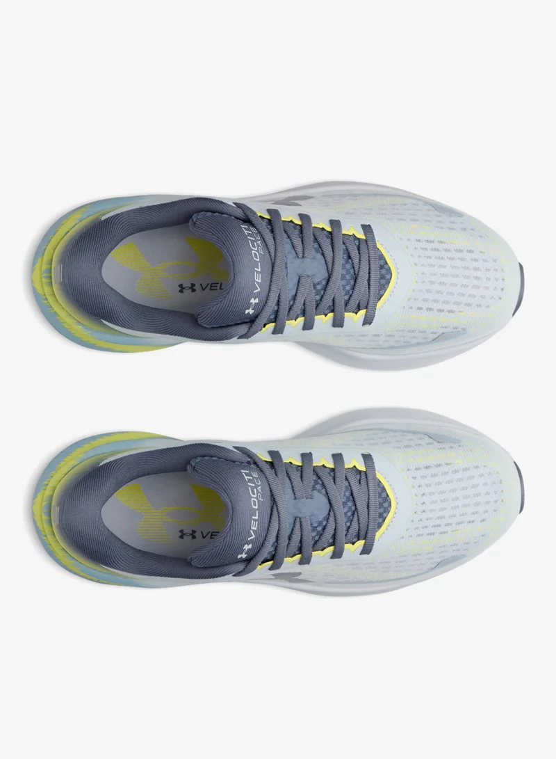 Under Armour Blue Fog / Flash Light / Downpour Gray Velociti Pace for Men | Best Price UAE