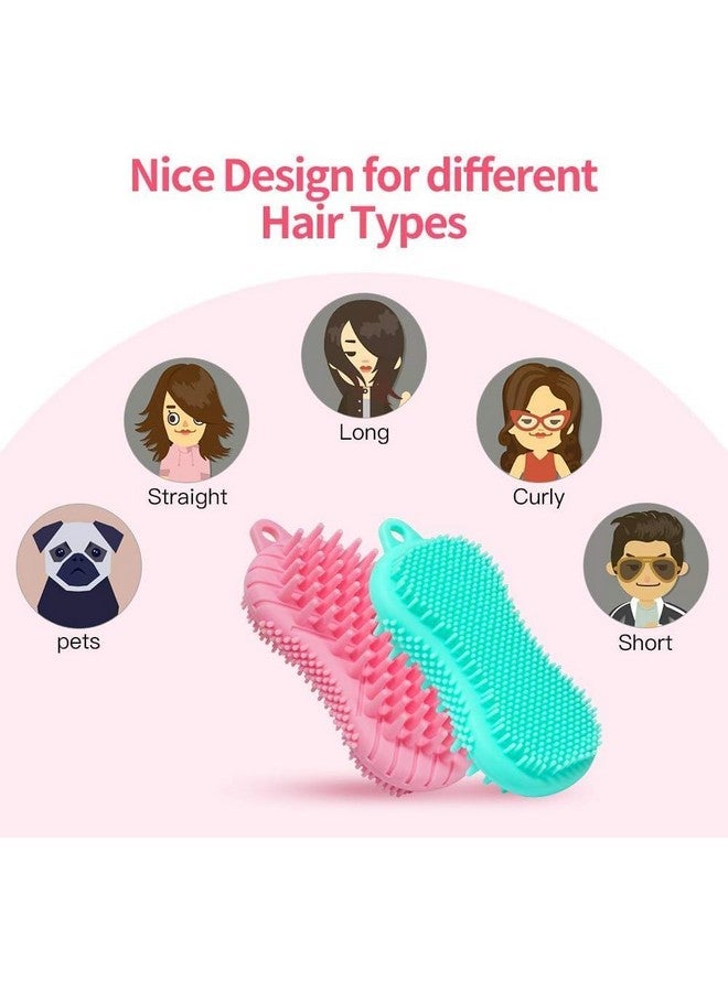 PAGHADI Silicone Body Scrubber Body Silicone Scrubber Brush Silicone Body Wash Scrubber for Skin Exfoliation,Silicone Baby Bath Scrubber Baby Bath Brush, Silicon Bath Brush (Multi Color) - Image 3