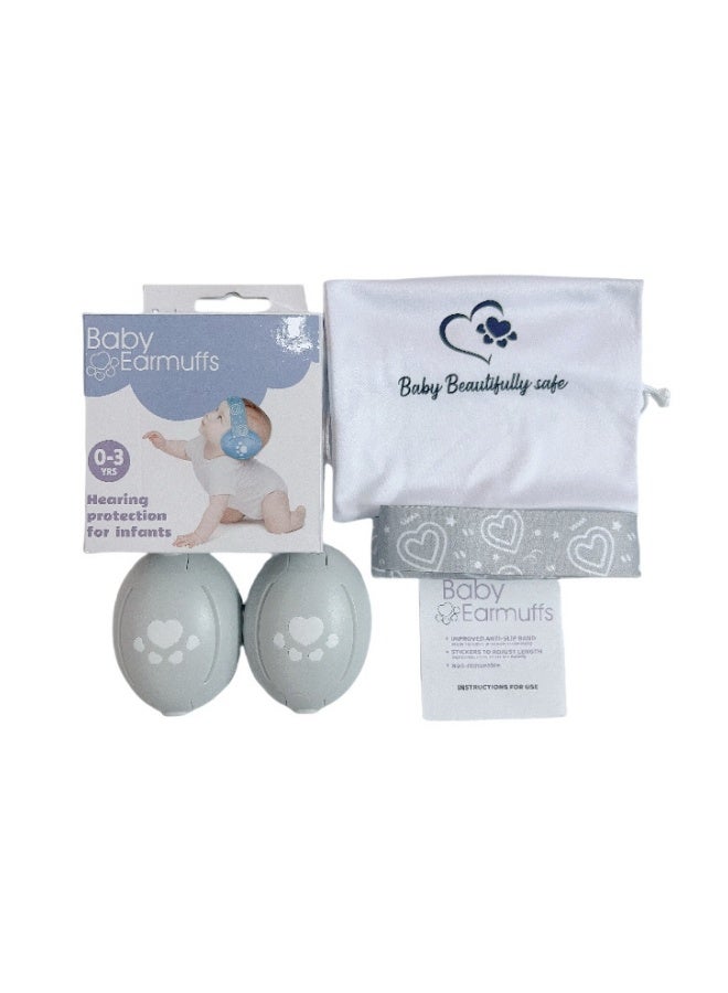 الدليبن سدادات أذن للأطفال، سدادات أذن قابلة للتعديل لتقليل الضوضاء، حماية أذن للأطفال الرضع والأطفال الصغار، سدادات أذن قابلة للتعديل لحماية الأذن، عصابة رأس فريدة من نوعها لملاءمة آمنة ومريحة، لحماية الأذن، والنوم، ومستلزمات السفر للأطفال (نمط قلب) - Image 2