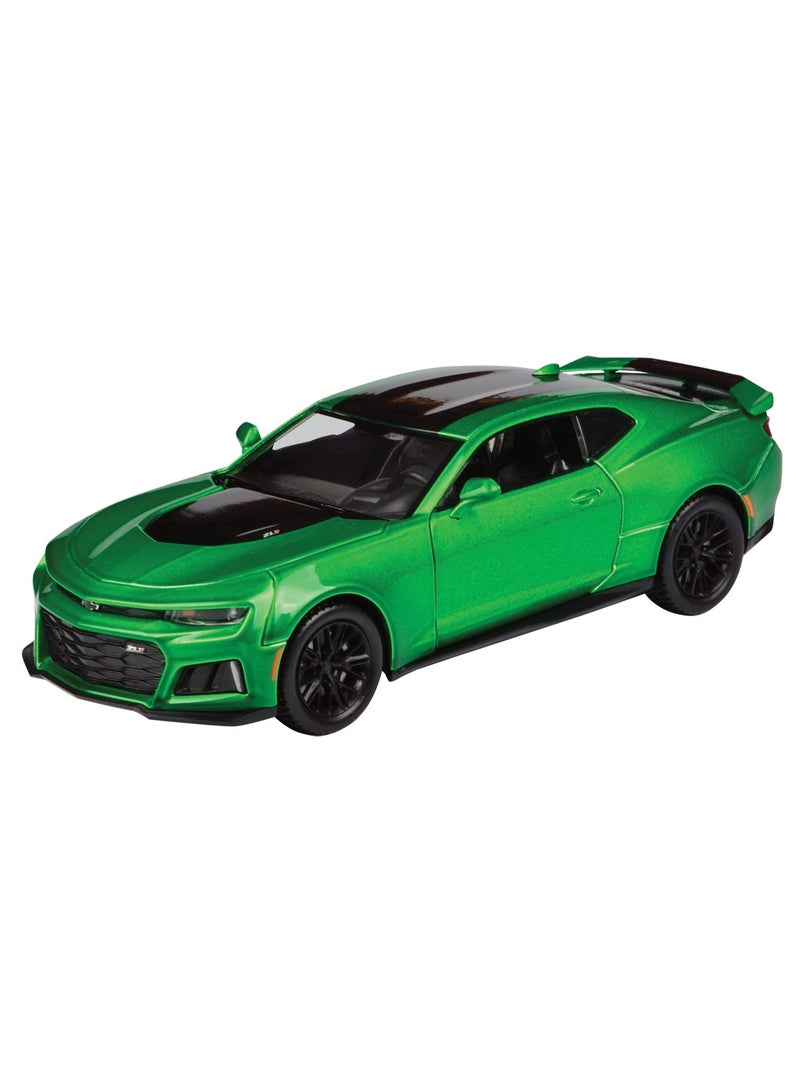 MOTORMAX 2017 Chevrolet Camaro ZL1 Die-Cast Model Car 1:24 Scale | Officially Licensed American Muscle Car Collectible | Opening Doors, Detailed Interior & Free-Wheeling Die-Cast Toy