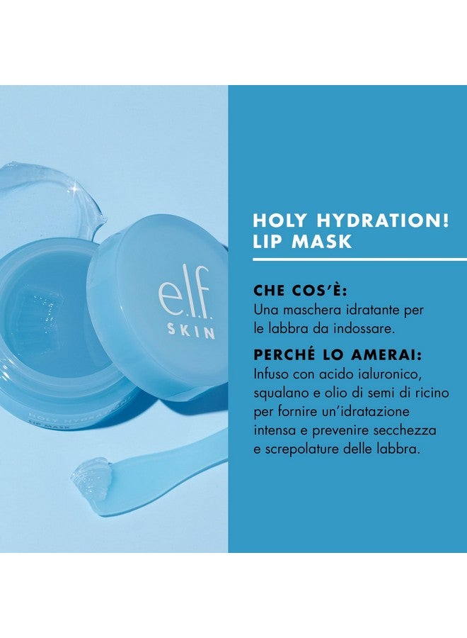 elf e.l.f. SKIN Holy Hydration! Lip Mask, Hydrating Lip Mask For A Softer & Smoother Pout, Infused With Hyaluronic Acid, Non-Sticky, Vegan & Cruelty-Free (pack of 1) - Image 4
