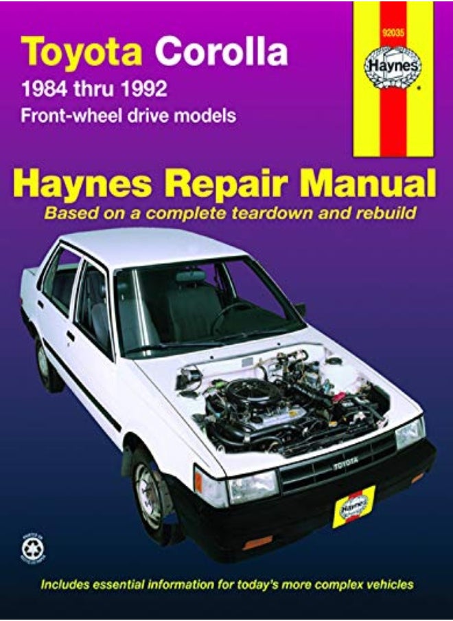 Toyota Corolla FWD (1984-1992) Haynes Repair Manual (USA) 