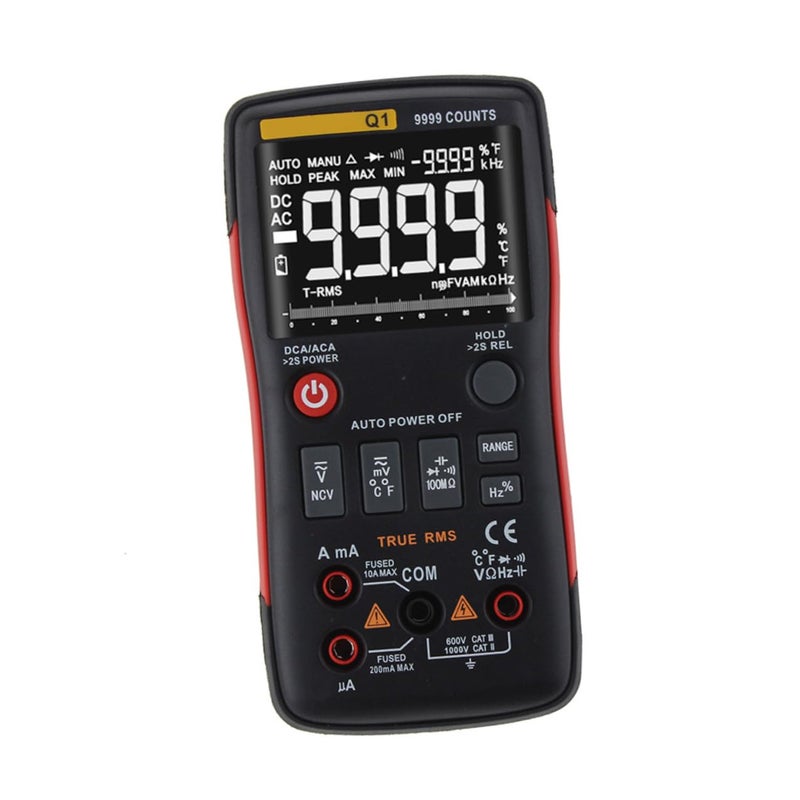 Auto Ranging Digital Multimeter Measures Voltage Current Resistance Capacitance Frequency Temperature NCV Diode Continuity Tester - Image 2