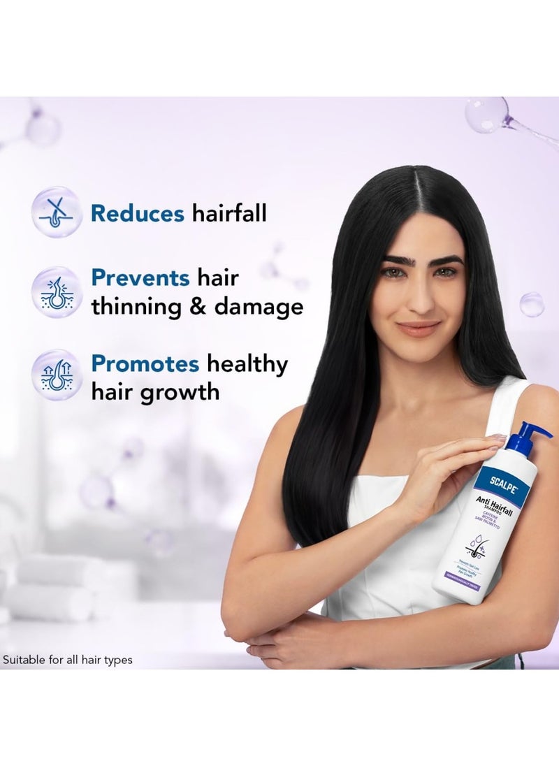 scalpe Anti Hairfall Shampoo|Prevents Hair Fall And Thinning |Promotes Healthy Hair|Paraben Free Shampoo|Best For Men And Women|400 Ml, 470 Grams  - Image 2