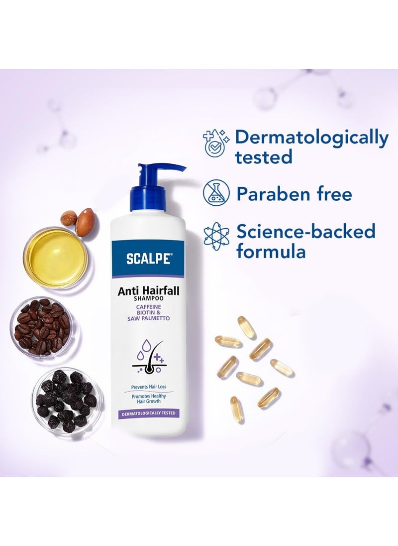 scalpe Anti Hairfall Shampoo|Prevents Hair Fall And Thinning |Promotes Healthy Hair|Paraben Free Shampoo|Best For Men And Women|400 Ml, 470 Grams  - Image 5