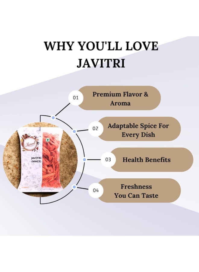 Chounk Spice Javitri 50 Grams | Javitri Spices Whole | Premium Japatri - Whole Spices | Mace Indian Spice - Image 5