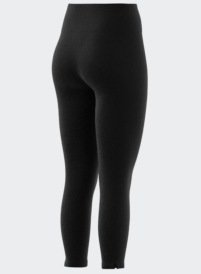 Adidas Lounge Ribbed High-Waist 7/8 Leggings - Image 4