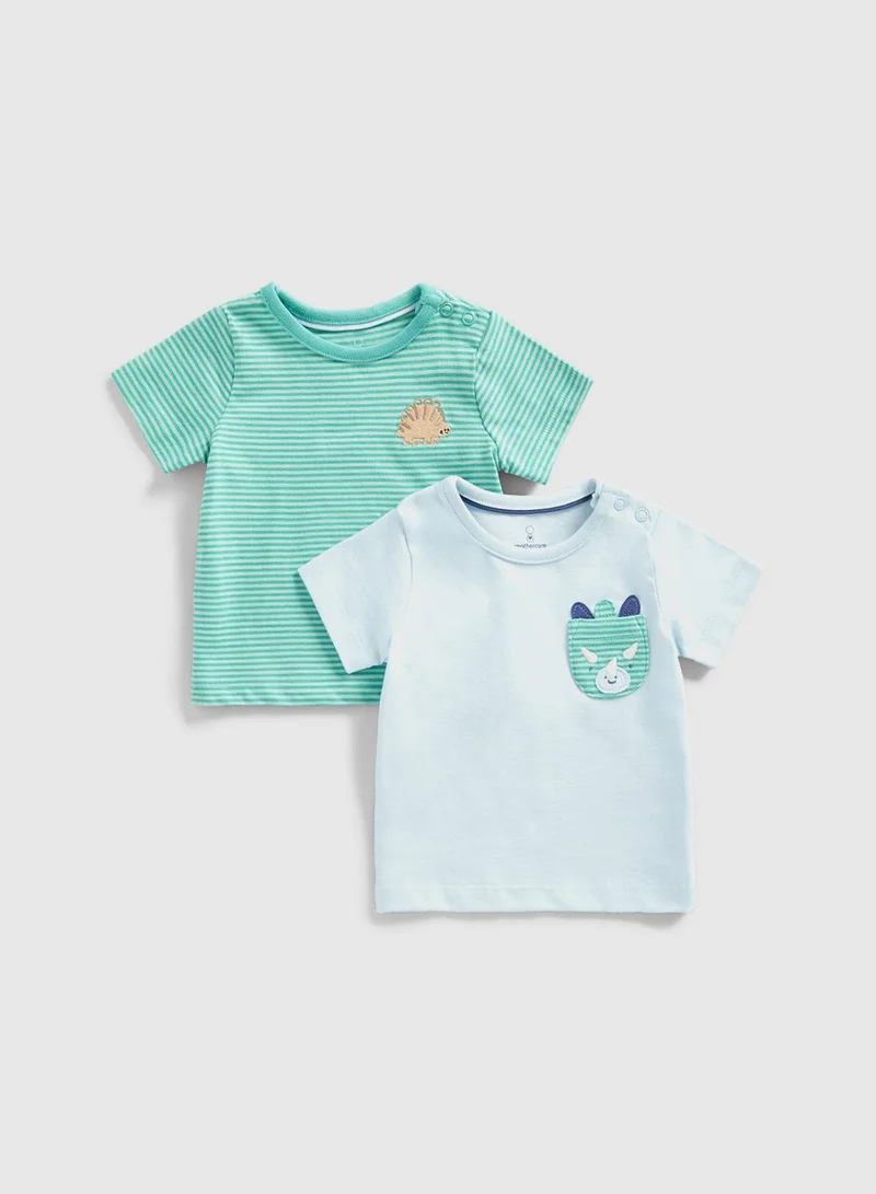 mothercare Dinosaur T-Shirts - 2 Pack