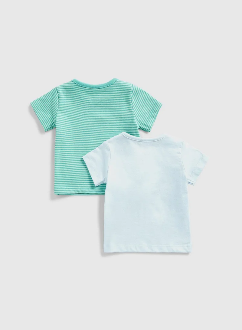 mothercare Dinosaur T-Shirts - 2 Pack