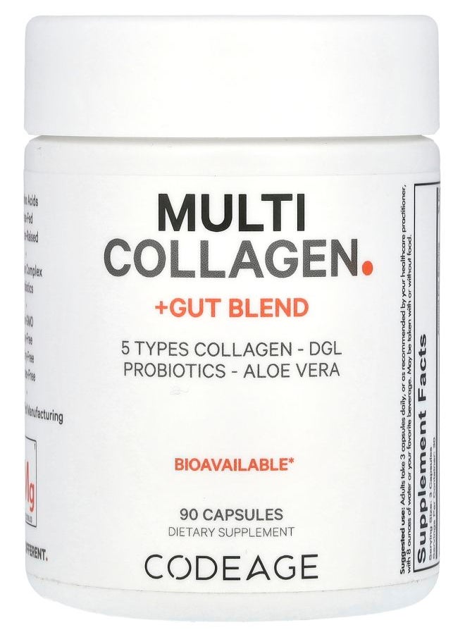 Codeage Multi Collagen + Gut Blend 90 Capsules 