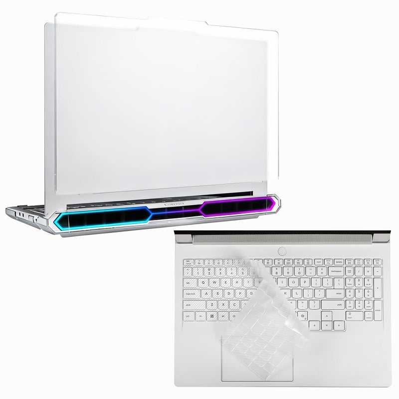 IMMOENUC Laptop Case Set for 2025 Legion Pro 7i / 7 Gen 10 Intel/AMD 16" Scratch-Resistant & Drop-Resistant Hard Shell Frosted Transparentâ€‹ Protective Cover + Keyboard Cover - Image 1