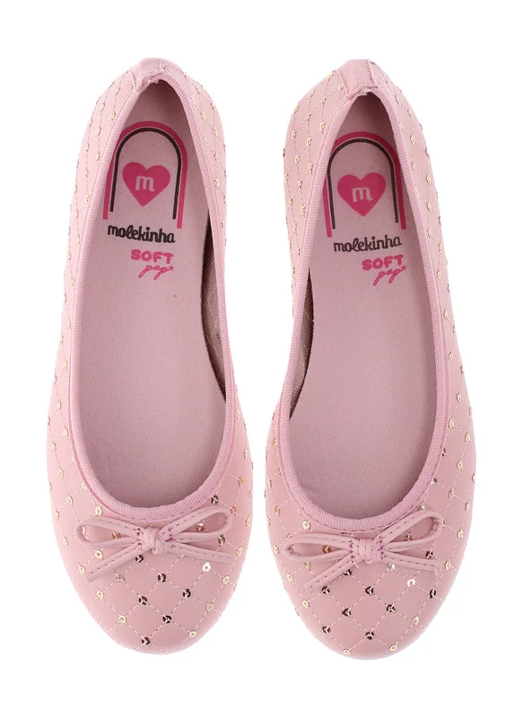 MOLEKINHA Stylish Ballerina Shoes for Women and Girls – Lightweight Flat Slip-On Flats | Casual Comfort Shoes | Soft Insole Dressy Footwear | Ideal for Office, School, Travel & Daily Wear