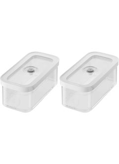 ZWILLING Fresh  Save Cube Box Plastic Airtight Dry Food Storage Container 2pc Medium Cube Set M Container 74qt