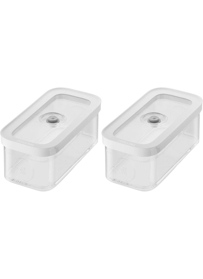 Zwilling ZWILLING Fresh  Save Cube Box Plastic Airtight Dry Food Storage Container 2pc Medium Cube Set M Container 74qt  - Image 1