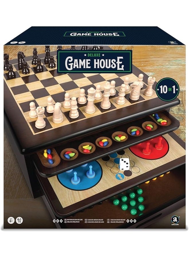 Ambassador Craftsman Deluxe Wooden Game House - Image 2