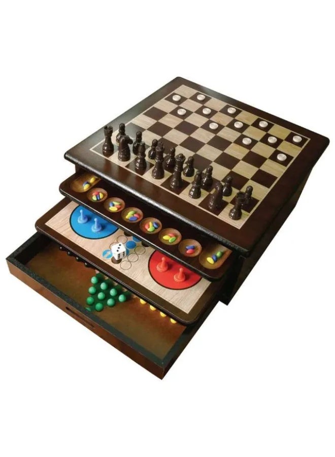Ambassador Craftsman Deluxe Wooden Game House - Image 4