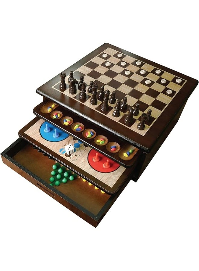 Ambassador Craftsman Deluxe Wooden Game House - Image 3