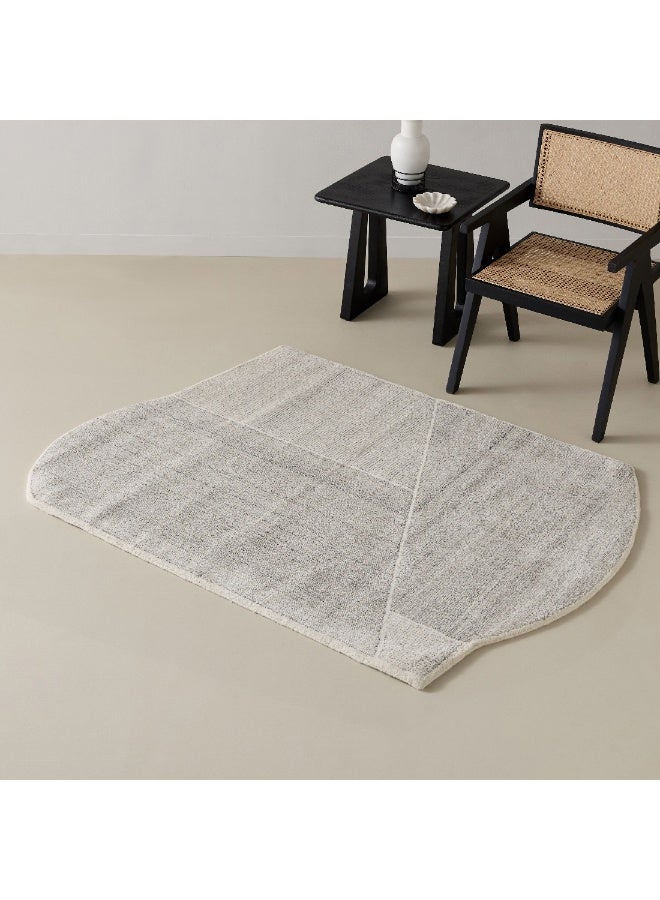 Home Box Kasbah Aleka Shaped Handtufted Woollen Rug 170 x 120 cm - Image 3