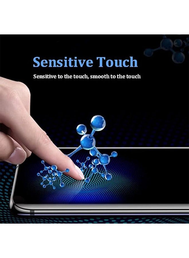 Ocean Oneplus 10T Full Cover Glass Screen Protector, HD Tempered Glass Film, 9H Tempered Glass Shatterproof Anti-Fingerprint Screen Protective Film, Suitable for Oneplus 10T, Black/Clear - Image 4