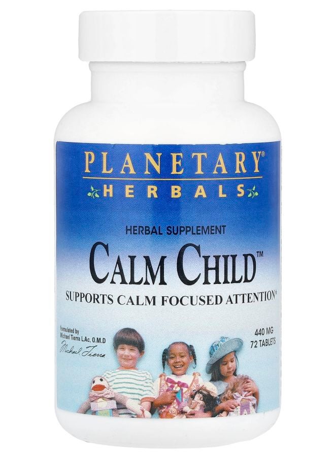 PLANETARY HERBALS Calm Child™ 72 Tablets