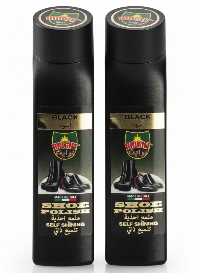 Bright Shoe Polish Black (Pack of 2) - Image 1