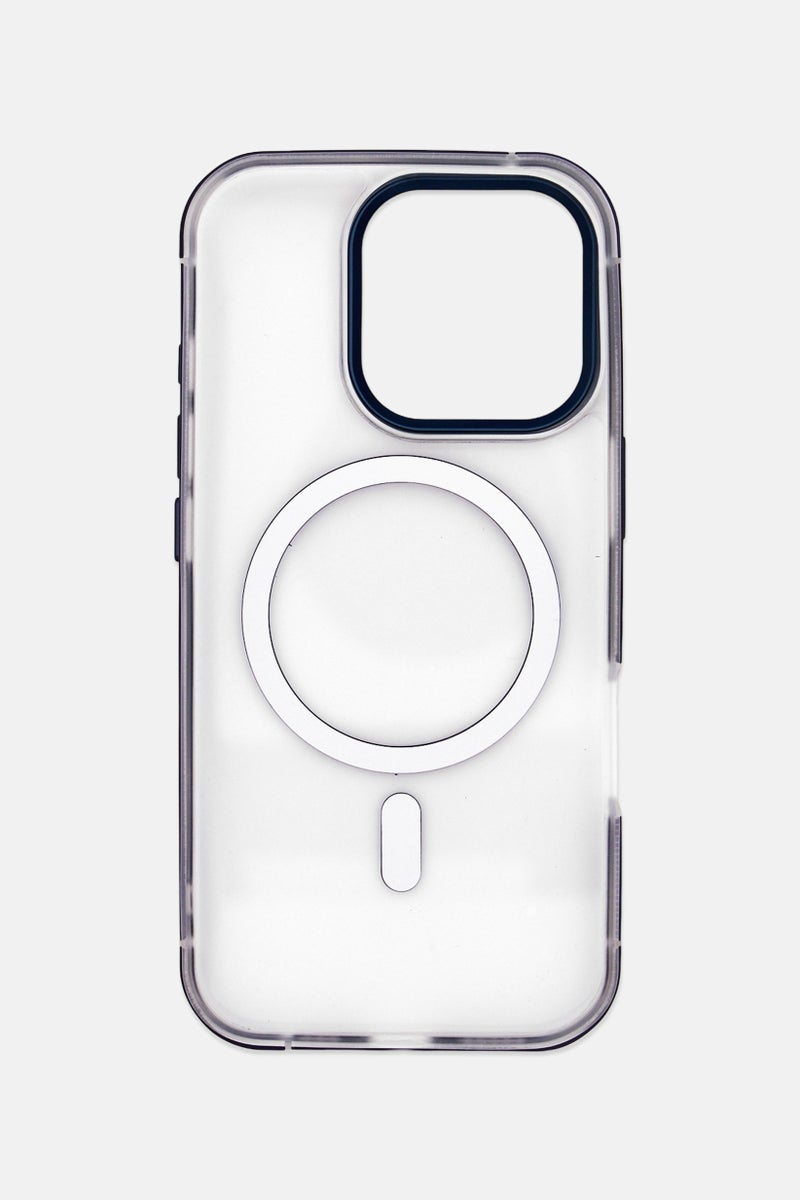 LEVELO iPhone 16 Pro Clair Magsafe Protective Case, Navy - Image 3