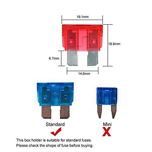 BAITHNA 6 Way DC 12~32V Blade Fuse Box Holder Fuse Block with LED Warning Light Protection Cover for Automotive Car Boat Marine Trike with Detailed Instruction Manual - Image 5