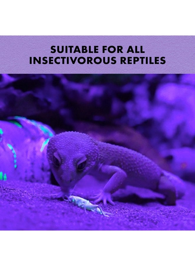 زيلا مسحوق Zilla Cricket Glow - يُضاف إلى طعام الزواحف للحصول على لمسة مرحة، أكثر إثارة من مسحوق الكالسيوم العادي! يتوهج تحت الضوء الأسود، مثالي للحشرات، 4 أونصات - Image 5