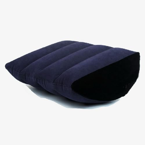 Aolowewin Inflatable Rocking Pillow, Bed Wedges & Body Positioners Pillow, Body Position Cushion, Surface Flocking for Sleeping Traveling Yoga (Breads Shape) - Image 5
