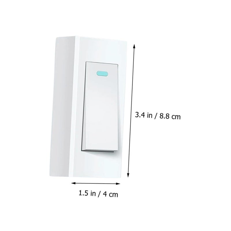 Gadpiparty 2 قطعة من مفاتيح ضوء منزلية متعددة الوظائف للاستخدام المنزلي، سهلة التركيب، تصميم مدمج للشقق والمساحات التجارية - Image 5