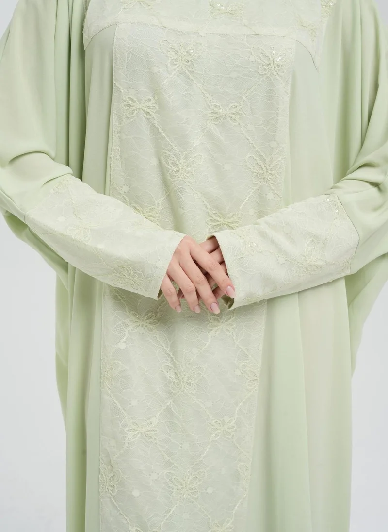 Meem By Mariyah  Embellished Kaftaan for Women | Best Price UAE