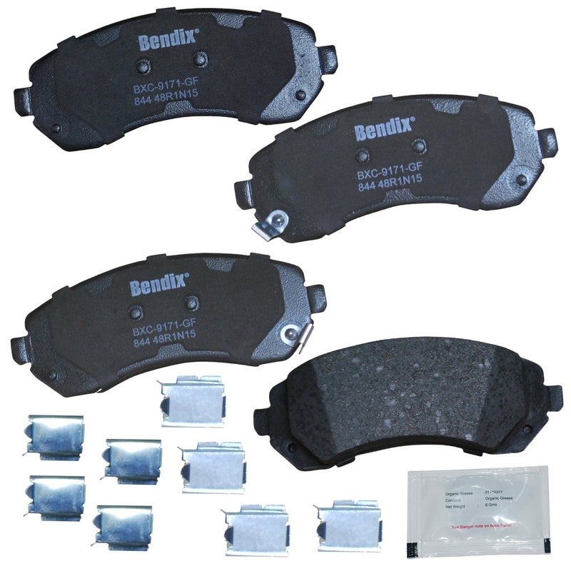Bendix Priority1 CFC844 Disc Brake Pad Set Ceramic for Select Models Buick Rendezvous Venture,Jaguar S-Type,Olds Silhouette,Aztek,Montana - Image 4