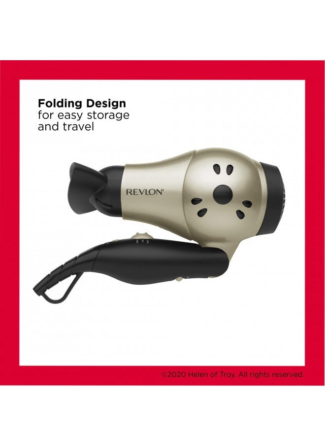 Revlon Revlon 1875W Compact Folding Handle Hair Dryer | Great For Travel  - Image 1