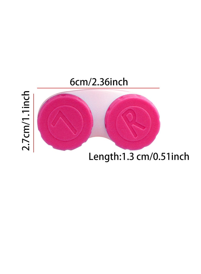 Colorful Contact Lens Cases, Contact Lens Soak Storage Container Box, for Protecting Contact Lens,12 pcs - Image 4