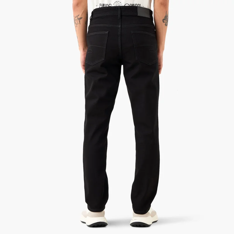 Lee Cooper Lee Cooper Slim Fit Jeans with Button Closure and Pockets