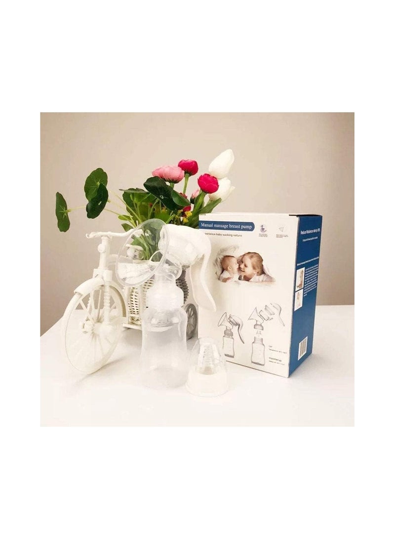 ORiTi مضخة يدوية من السيليكون للشفط قابلة للتعديل للرضاعة الطبيعية، مضخات وإكسسوارات صغيرة محمولة يدوية لحليب الثدي - Image 3