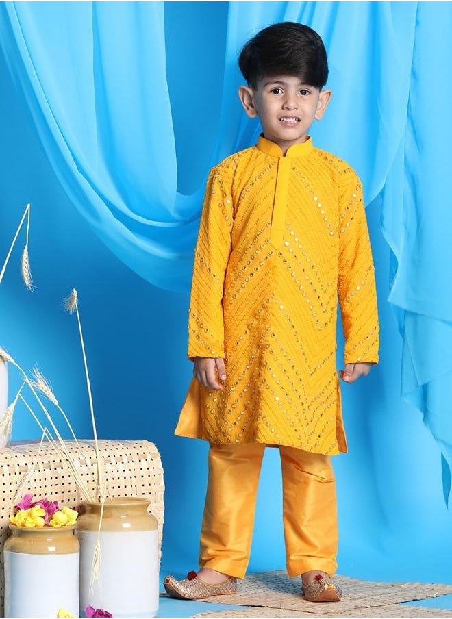 Boys' Yellow Kurta Pyjama Set - pzsku/Z42C95A1FC07541B4C833Z/45/_/1707472864/f53d6782-9afc-4c2f-8a91-4263b2331eef