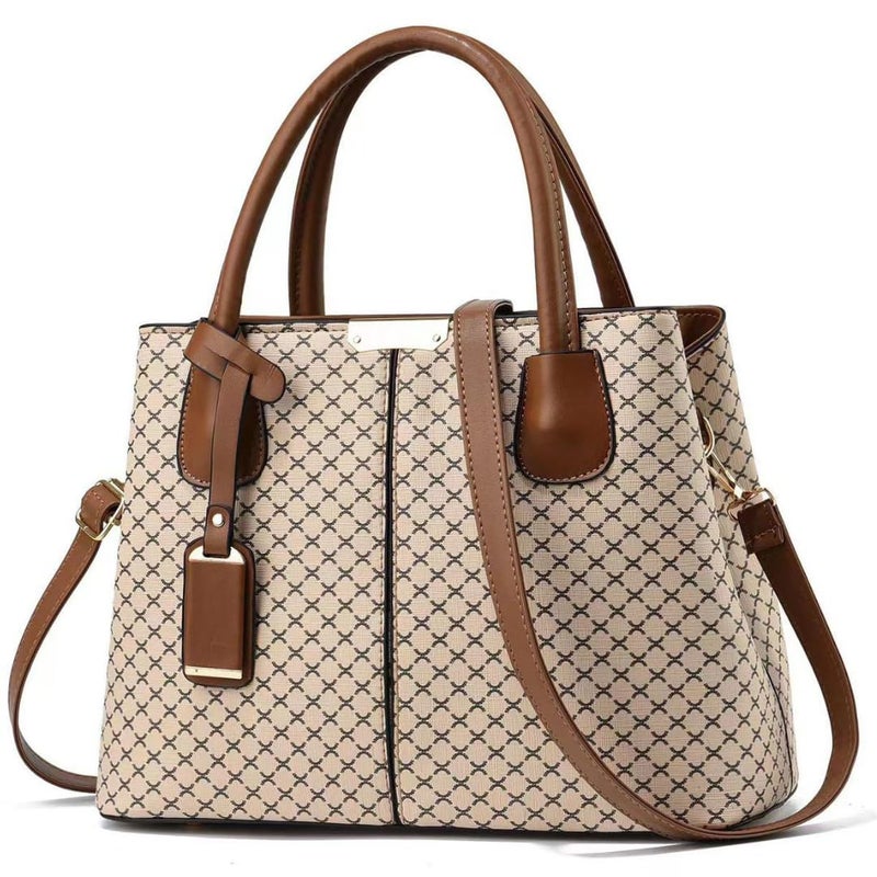 FLYMANN Store Women Handbag with Top Handle | Crossbody Satchel sling bag with adjustable Strap | Retro design ladies bag for daily use - Image 1