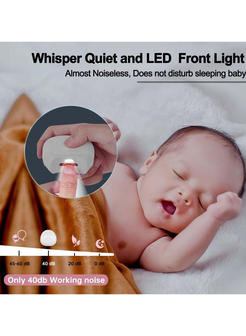 general Automatic Electric Nail Clipper with LED Light & 2 Speed With Nail Shaving Storage, USB Rechargeable Safety Nail Trimmer for Baby, Kid, Child, Adult, Elderly & Caregiver - Image 4