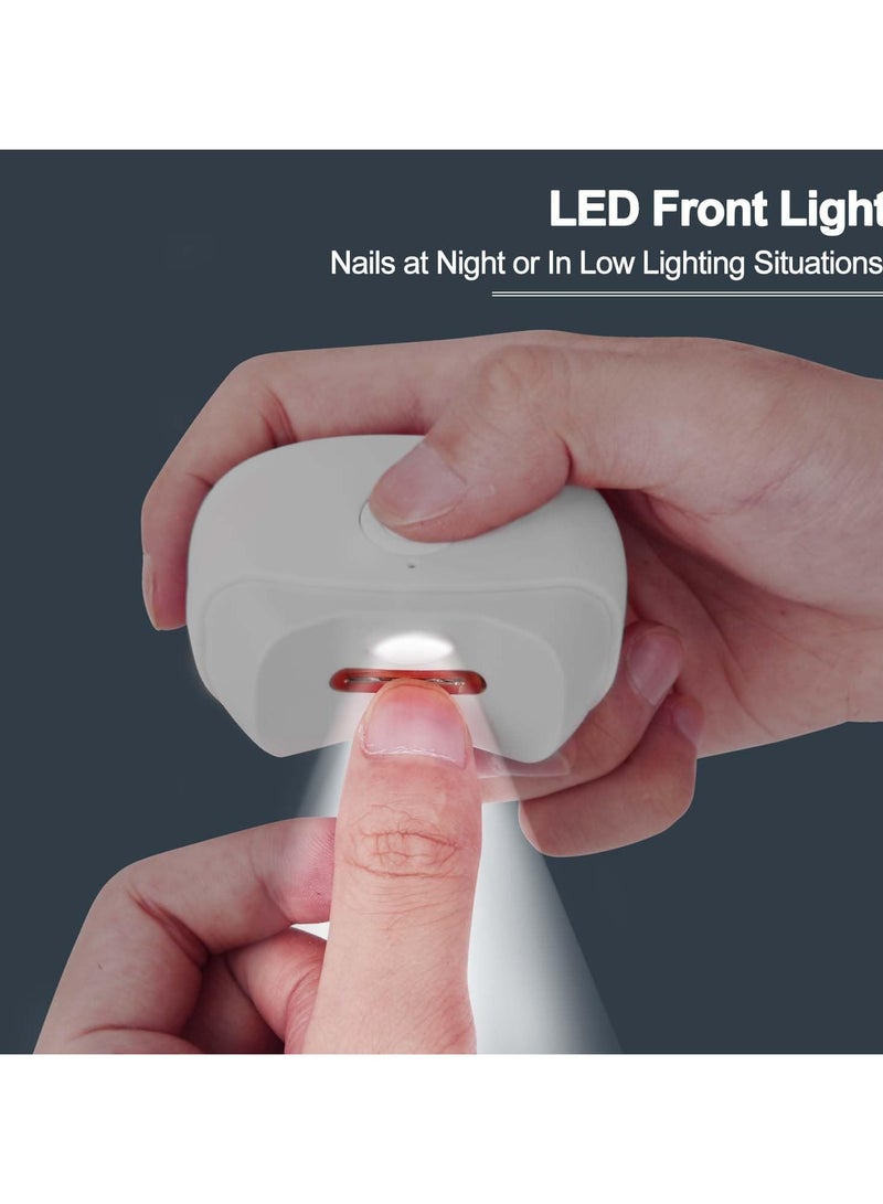 general Automatic Electric Nail Clipper with LED Light & 2 Speed With Nail Shaving Storage, USB Rechargeable Safety Nail Trimmer for Baby, Kid, Child, Adult, Elderly & Caregiver - Image 3