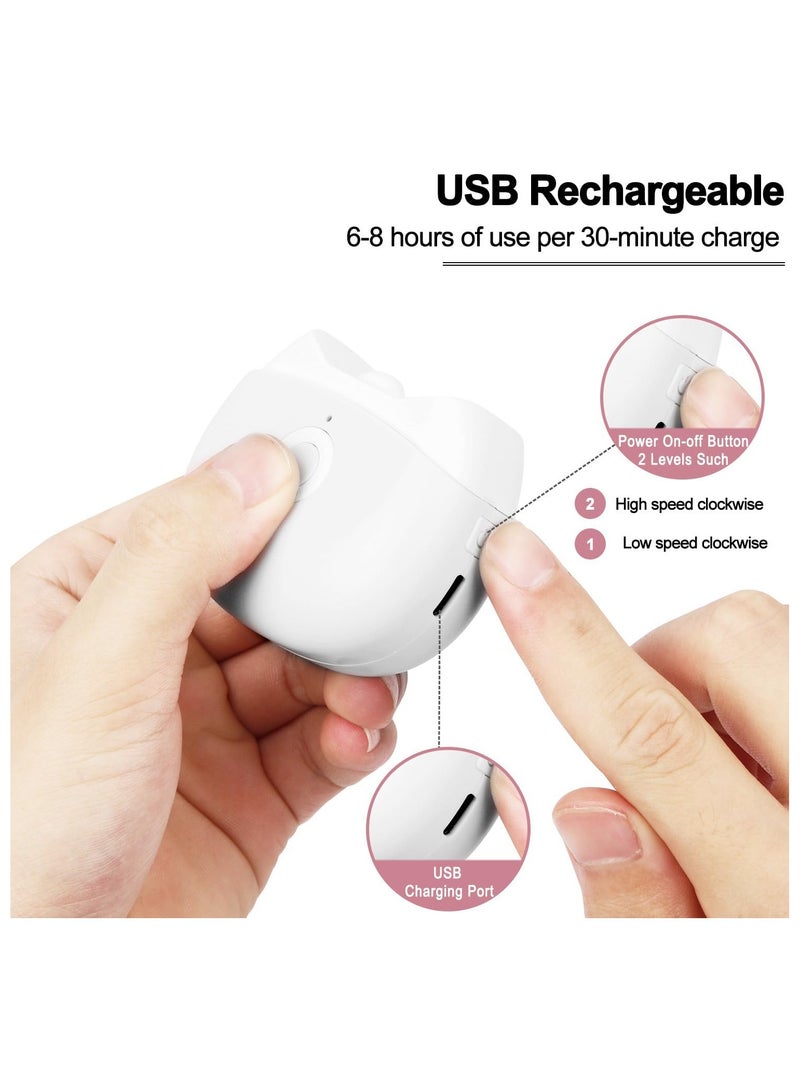 general Automatic Electric Nail Clipper with LED Light & 2 Speed With Nail Shaving Storage, USB Rechargeable Safety Nail Trimmer for Baby, Kid, Child, Adult, Elderly & Caregiver - Image 5