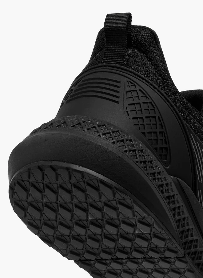 Dash Men Panelled Shoes with Lace-Up Closure