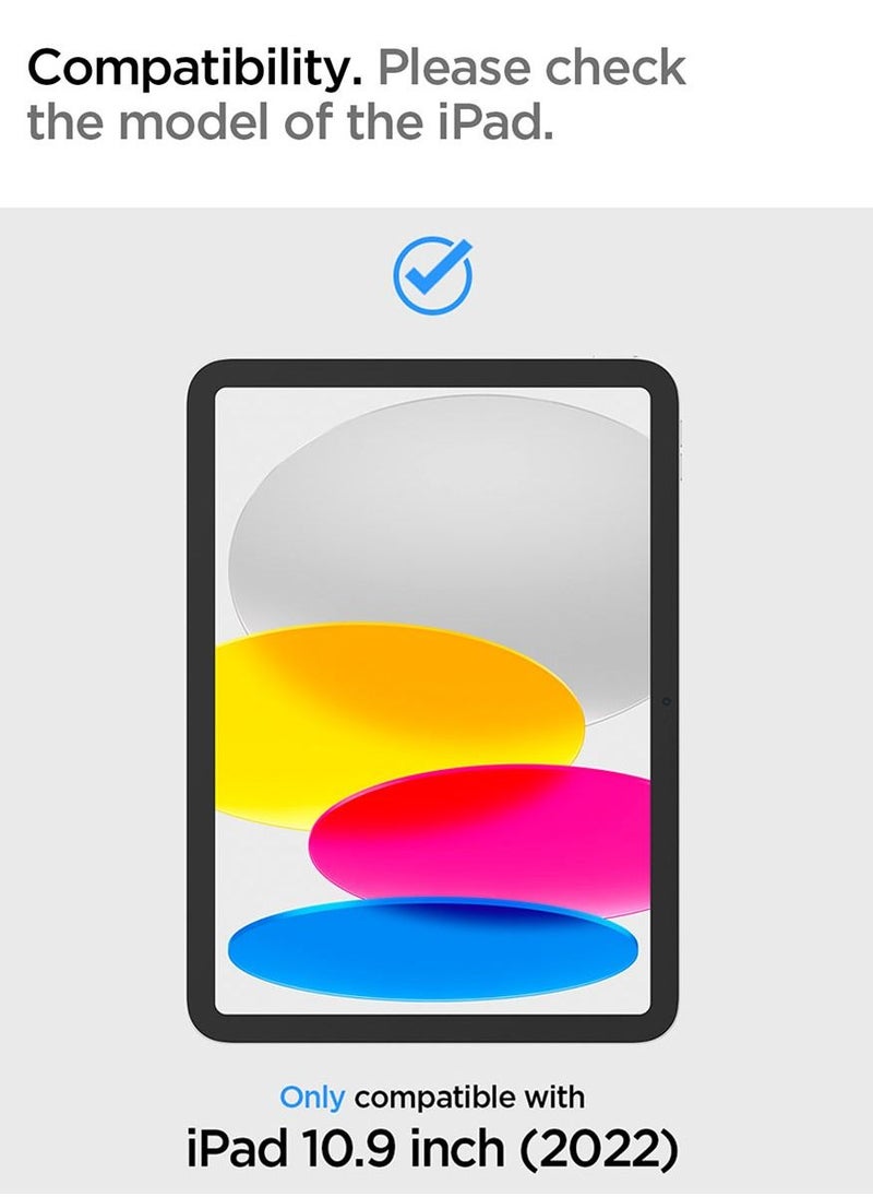 Spigen - Paper Touch Pro (1 Pack) for iPad 10th Generation 10.9 inch (2022) Screen Protector Film Matte with Paper Texture Simulation for Sketching/Drawing/Writing - Case Friendly - Image 1