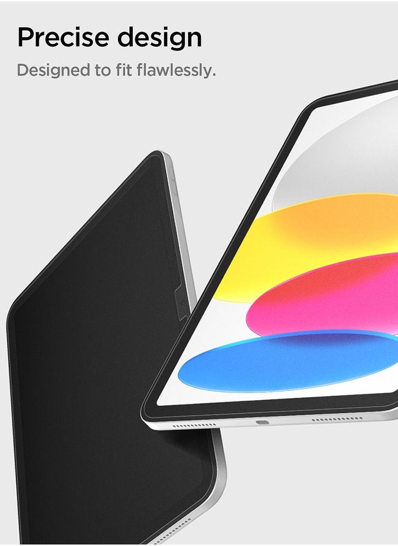 Spigen - Paper Touch Pro (1 Pack) for iPad 10th Generation 10.9 inch (2022) Screen Protector Film Matte with Paper Texture Simulation for Sketching/Drawing/Writing - Case Friendly - Image 1
