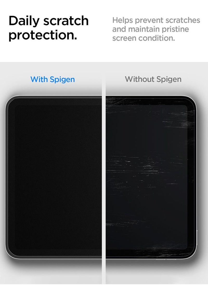 Spigen - Paper Touch Pro (1 Pack) for iPad 10th Generation 10.9 inch (2022) Screen Protector Film Matte with Paper Texture Simulation for Sketching/Drawing/Writing - Case Friendly - Image 1